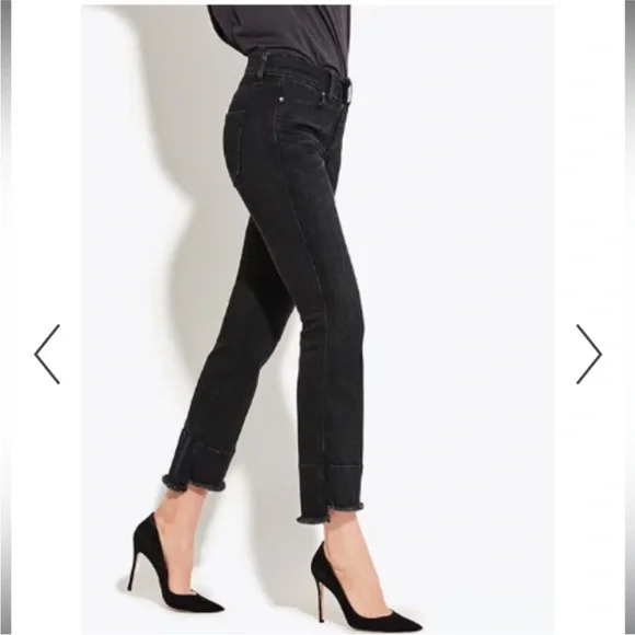 AYR The Shade Straight Crop Step Hem Jeans in Chill Uniform